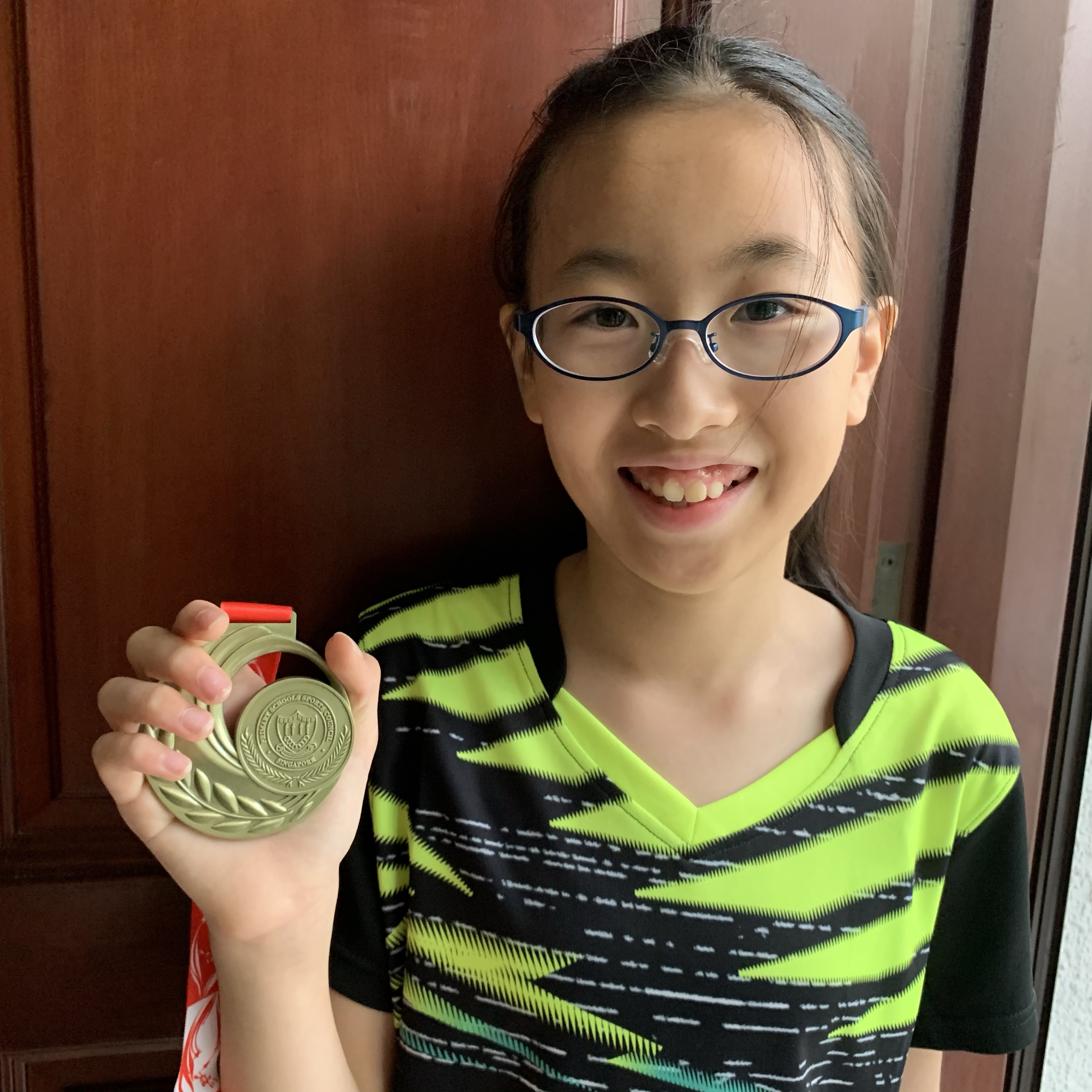 baobei and her medal